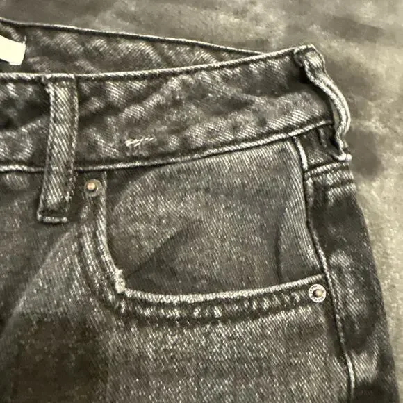 PacSun Womens Mom Jeans Size 25 Dark Wash Black Casual Denim - Picture 10 of 16